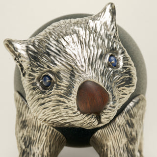 Emu Egg Wombat Sculpture