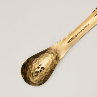 24ct Gold Shot Cup and Caviar Serving Spoon - POA