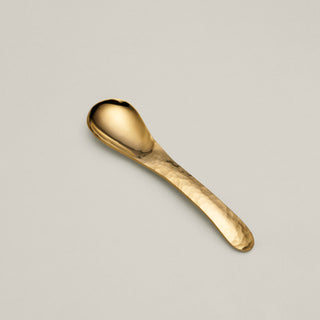 24ct Gold Shot Cup and Caviar Serving Spoon