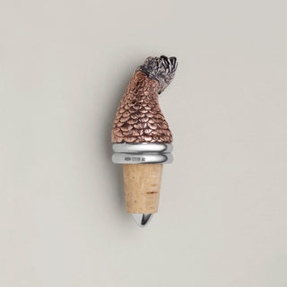 Sterling Silver and Rose Gold Galah Wine Stopper
