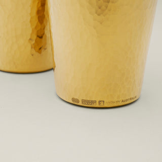 Solid Gold Handcrafted Whiskey Tumbler