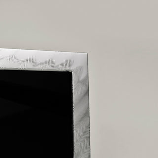 Sterling Silver Wave Picture Frame - 18x24cm