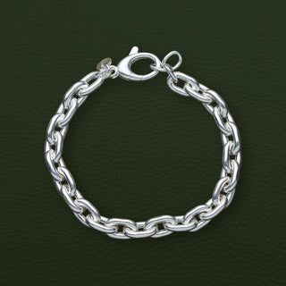 Cable link bracelet by W.J.Sanders