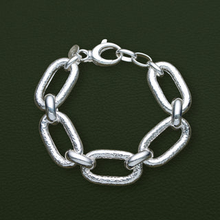 Chunky Oval Link Bracelet by W.J.Sanders