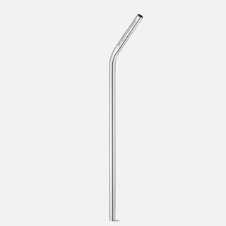 Sterling Silver drinking straw with elegant, curved design. The perfect sustainable and environmentally conscious gift.  21cm long. 