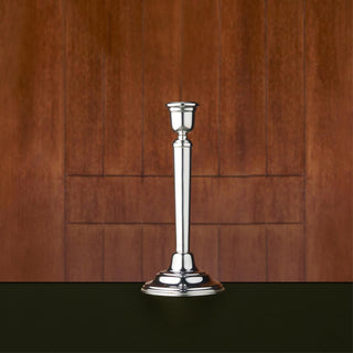 Victorian-inspired, classic large candlestick featuring stylish polish. To accommodate one candle only. 28cm tall. 