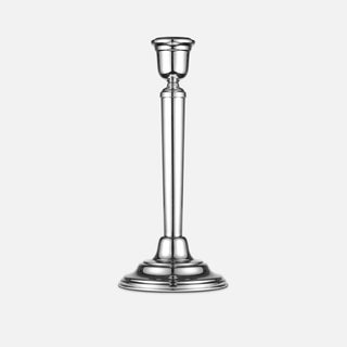 Victorian-inspired, classic large candlestick featuring stylish polish. To accommodate one candle only. 28cm tall. 