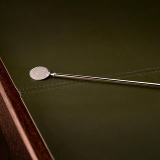 Australian Sterling Silver cocktail stirrer featuring the signature WJ Sanders lucky Elephant hallmark.