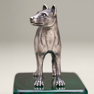 Silver Thylacine Objet d’Art