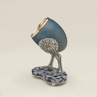 Emu Egg Salt Cellar - Left Orientation