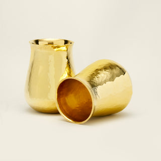 24-Carat Gold Copita Whiskey Nosing Tumblers