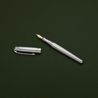 Sterling Silver Fountain Pen with 18Ct Knibb