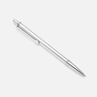 Sterling Silver Petite Ball Point Pen - Push Action