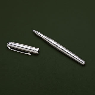 Sterling Silver Roller Ball Pen - Square Design