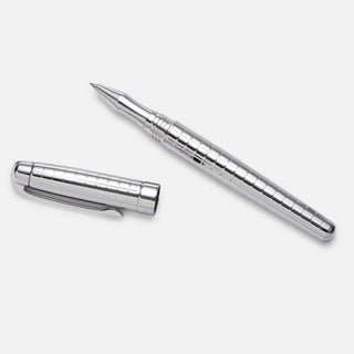 Sterling Silver Roller Ball Pen - Square Design