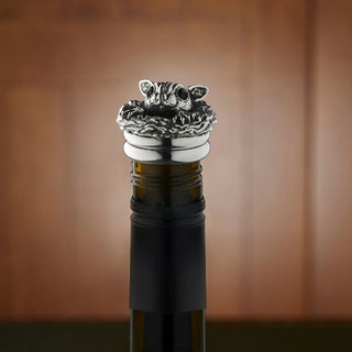 Australian Sterling Silver sugar glider wine stopper.