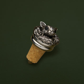 Australian Sterling Silver sugar glider wine stopper.