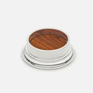 Wine Coaster with Wooden Insert top view